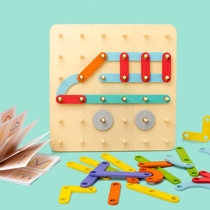 Montessori Pegboard Pussel