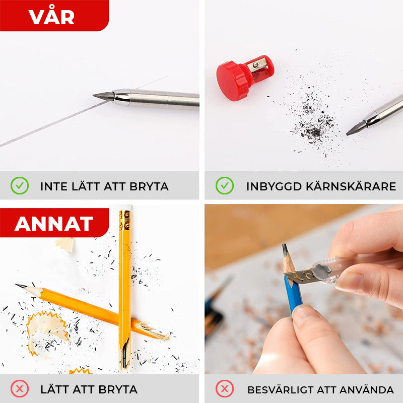 Saker djupt hål penna