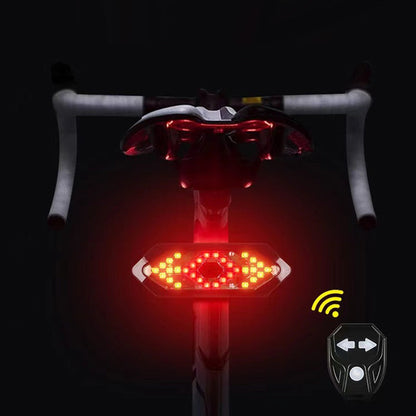 Waterproof Night Riding Bike Steering Tail Light