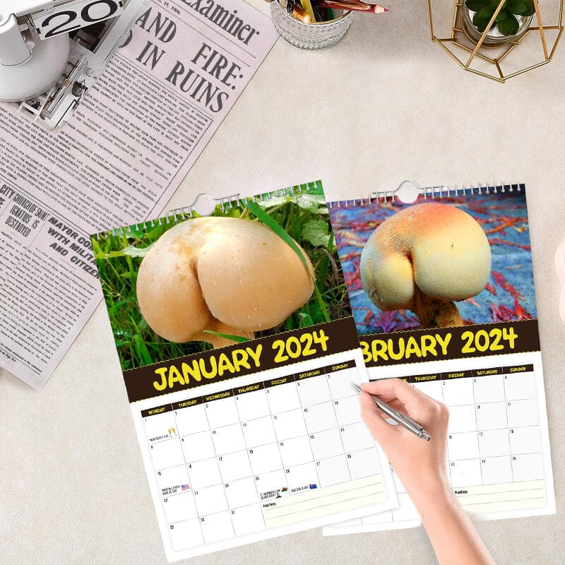 World's Greatest Mushrooms - 2024 Wall Calendar