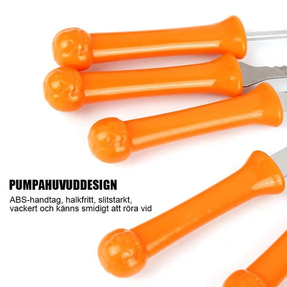 8 st Pumpa Carving Kit | Rostfritt Stål - Lamora Sverige