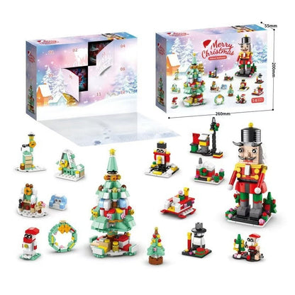 Christmas Advent Calendar Surprise Building Block Set