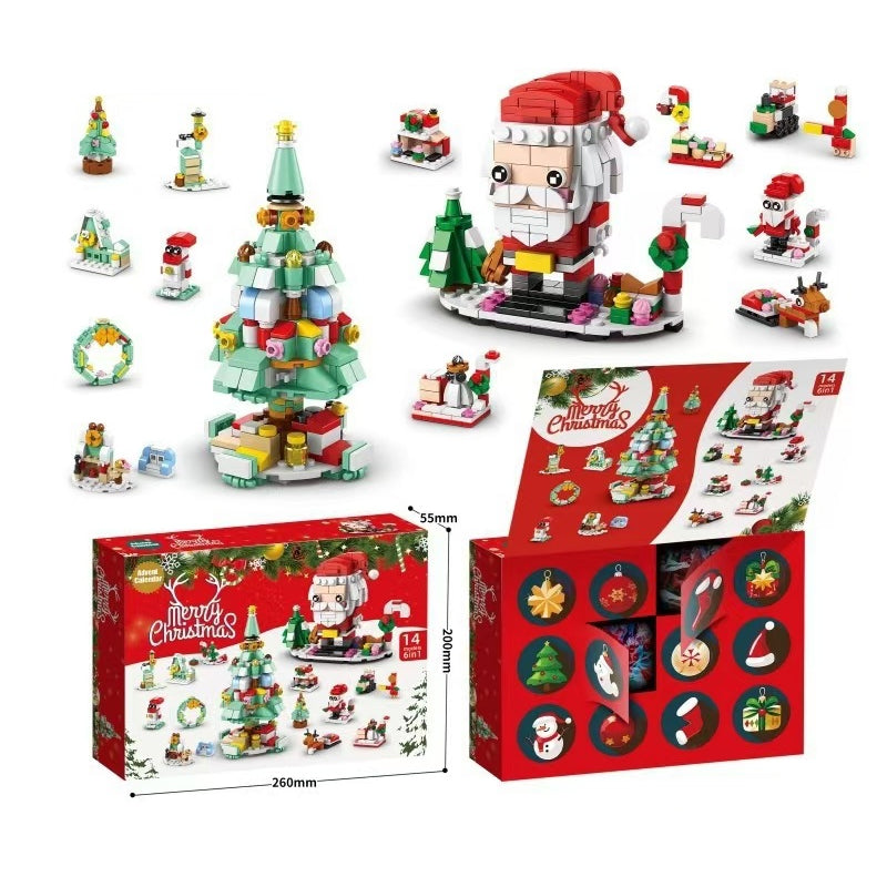 Christmas Advent Calendar Surprise Building Block Set