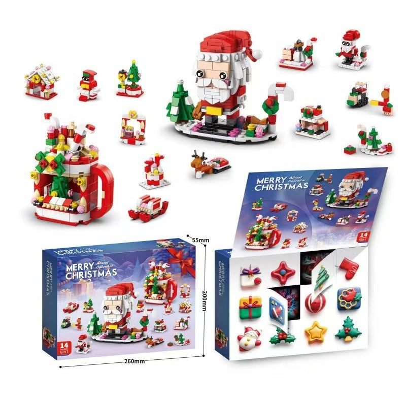 Christmas Advent Calendar Surprise Building Block Set