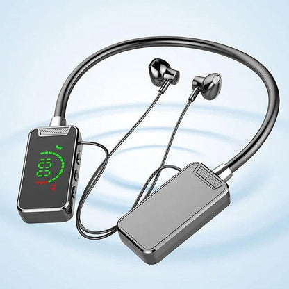 Bluetooth-headset med digital display och nackband