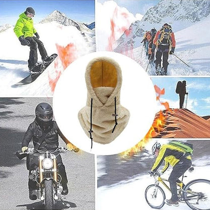 Sherpa-huva för skidmask