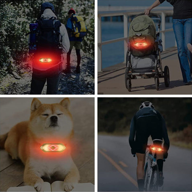 Waterproof Night Riding Bike Steering Tail Light