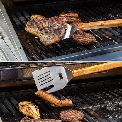 5-In-1 Grillspade Gaffel med blad grill-verktyg