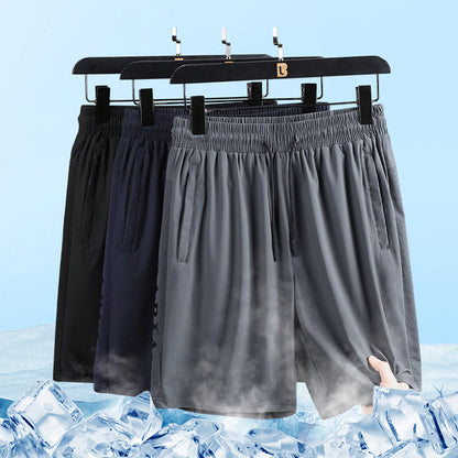 Sommar elastiska sportshorts för herrar