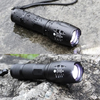 Aluminum flashlight USB rechargeable flashlight - Lamora Sverige