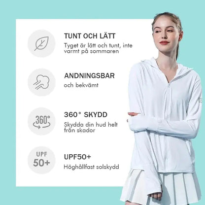 Anti UV Lätt solskyddshuvtröja för utomhusbruk - Lamora Sverige