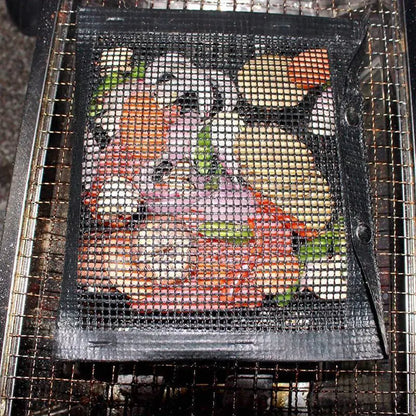 Återanvändbara klibbfria BBQ mesh grill påsar - Lamora Sverige