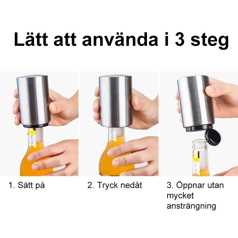 Automatisk magnet öl flasköppnare - Lamora Sverige