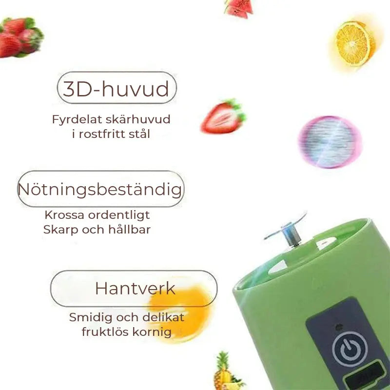 Bärbar USB elektrisk juicepress - Lamora Sverige