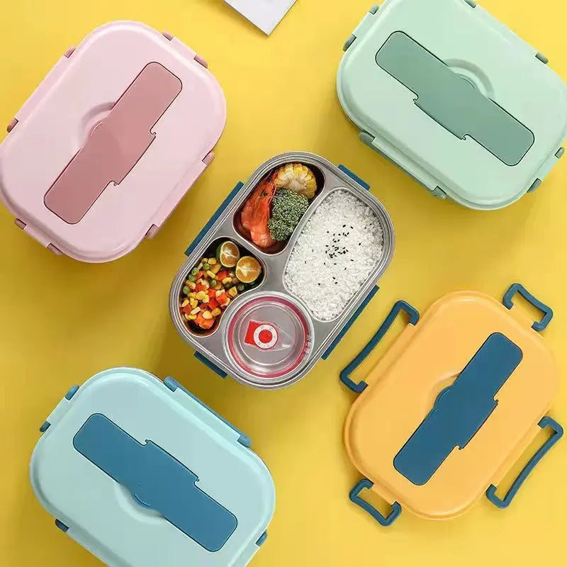 Bento Lunchbox i rostfritt stål - Lamora Sverige