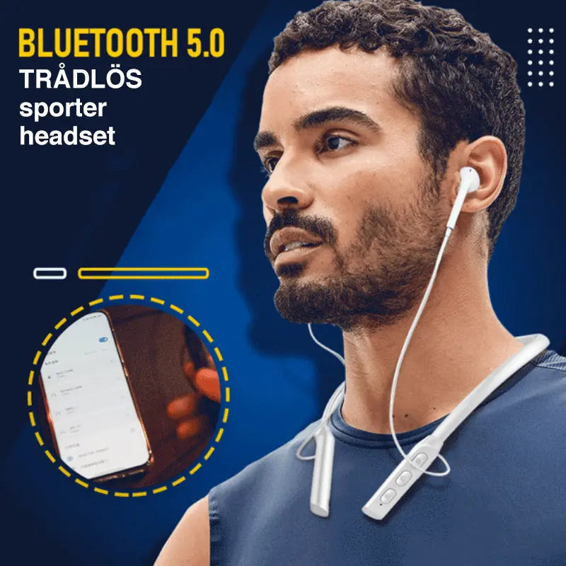 Bluetooth 5.0 trådlöst sportheadset - Lamora Sverige