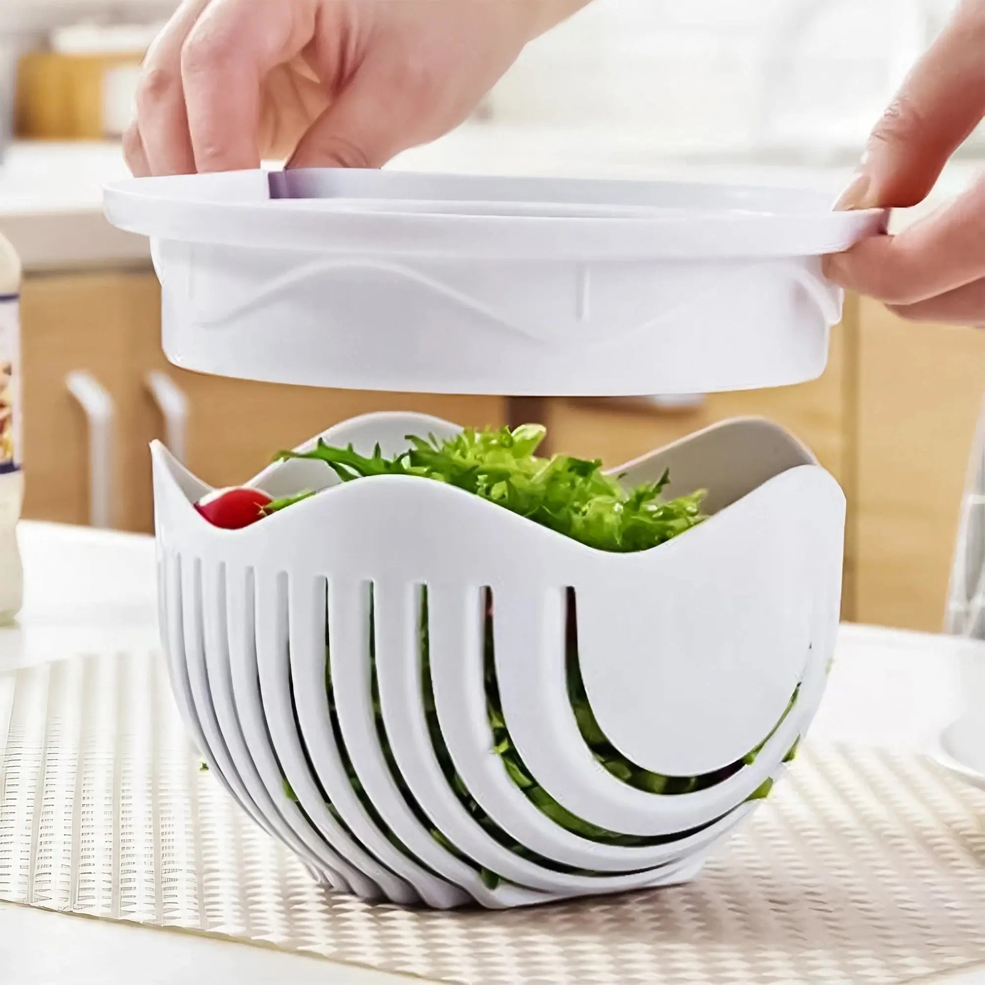 Creative Wavy Vegetable and Fruit Cutting Bowl - Lamora Sverige