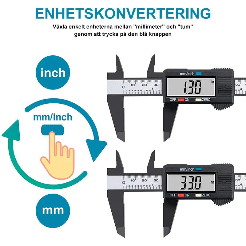 Digital Elektronisk Linjal För Höjdmått - Lamora Sverige