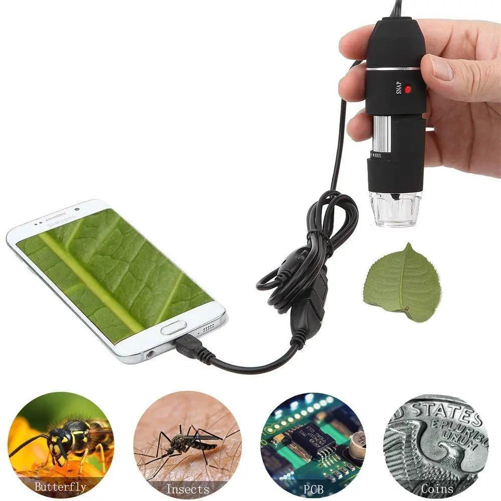 Domom® USB Digital Microscope LED PC-anslutbar Digital - Lamora Sverige