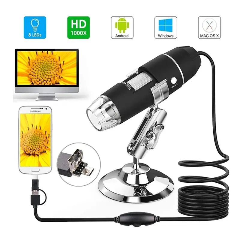 Domom® USB Digital Microscope LED PC-anslutbar Digital - Lamora Sverige