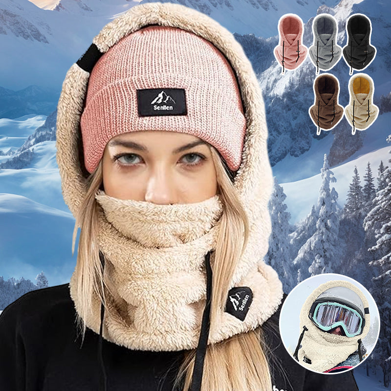 Sherpa-huva för skidmask