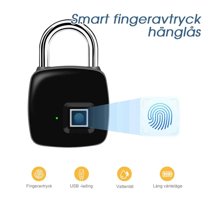 Fingerprint Padlock - Lamora Sverige