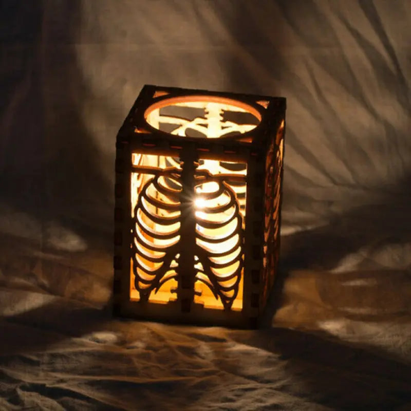 Halloween Skull Rib Shadow Lamp - Lamora Sverige