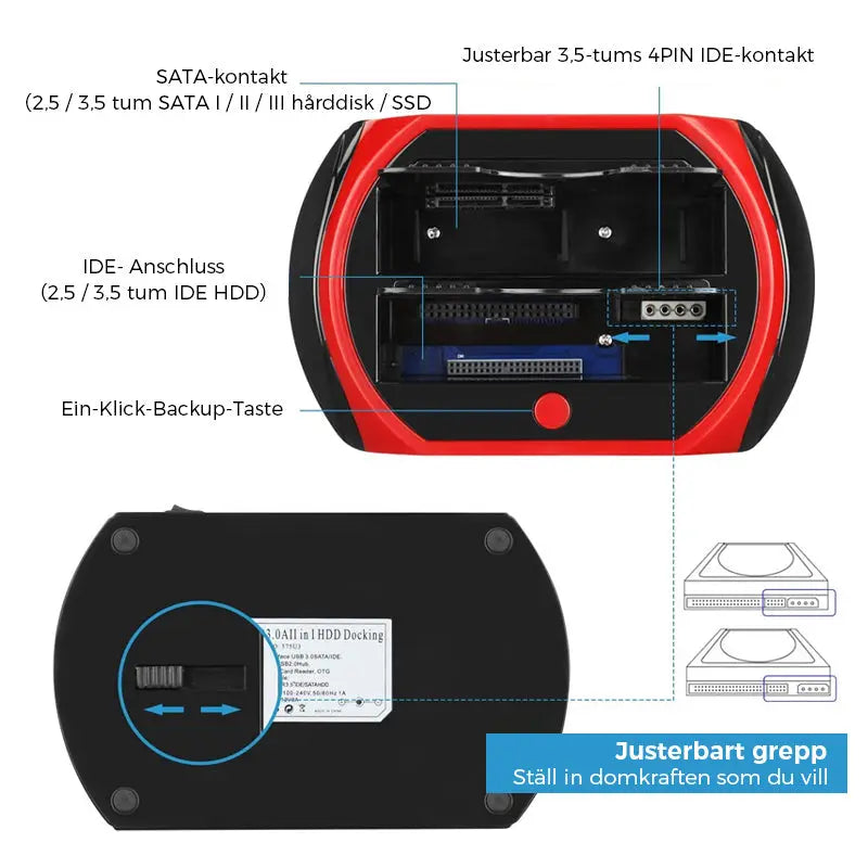 Hårddisk dockningsstation（Utan CD） - Lamora Sverige