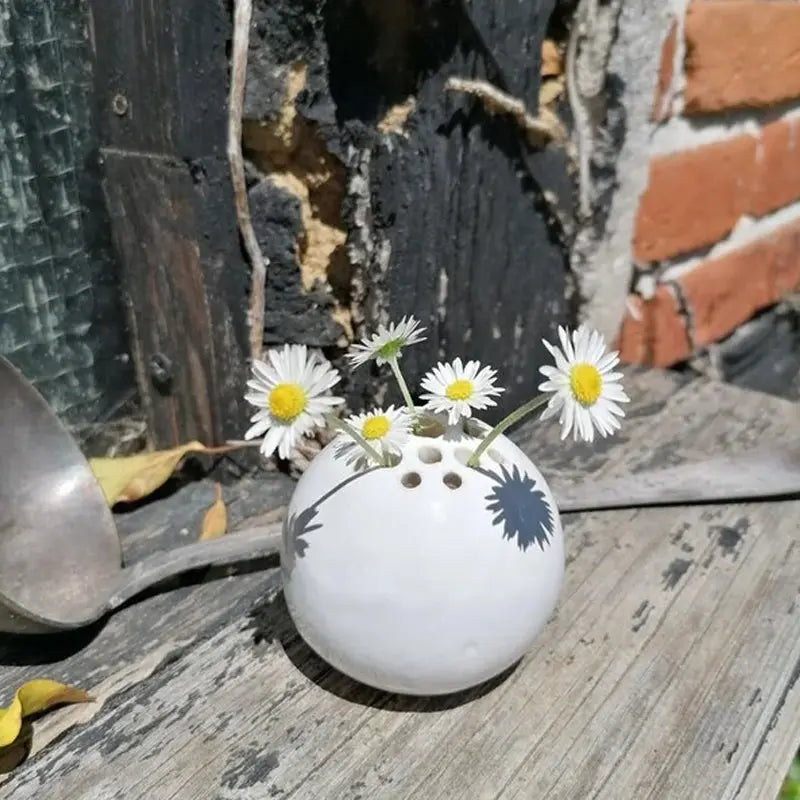 Harts handgjord vas blomma sten bordsdekor - Lamora Sverige