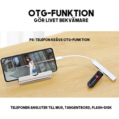 Höghastighets USB Typ C HUB 4-portar - Lamora Sverige