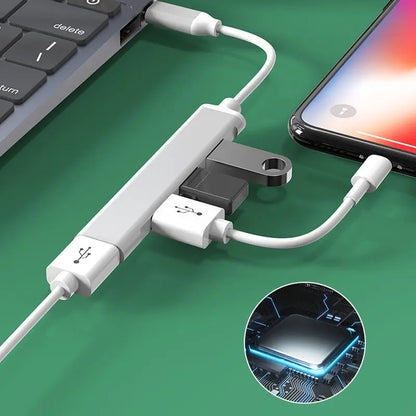 Höghastighets USB Typ C HUB 4-portar - Lamora Sverige