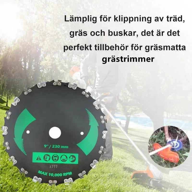 Kapskiva 7 "9" för grästrimmer - Lamora Sverige