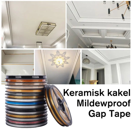 Keramiska plattor mildewproof gapet tejp (1 rulle 6M * 8mm) - Lamora Sverige