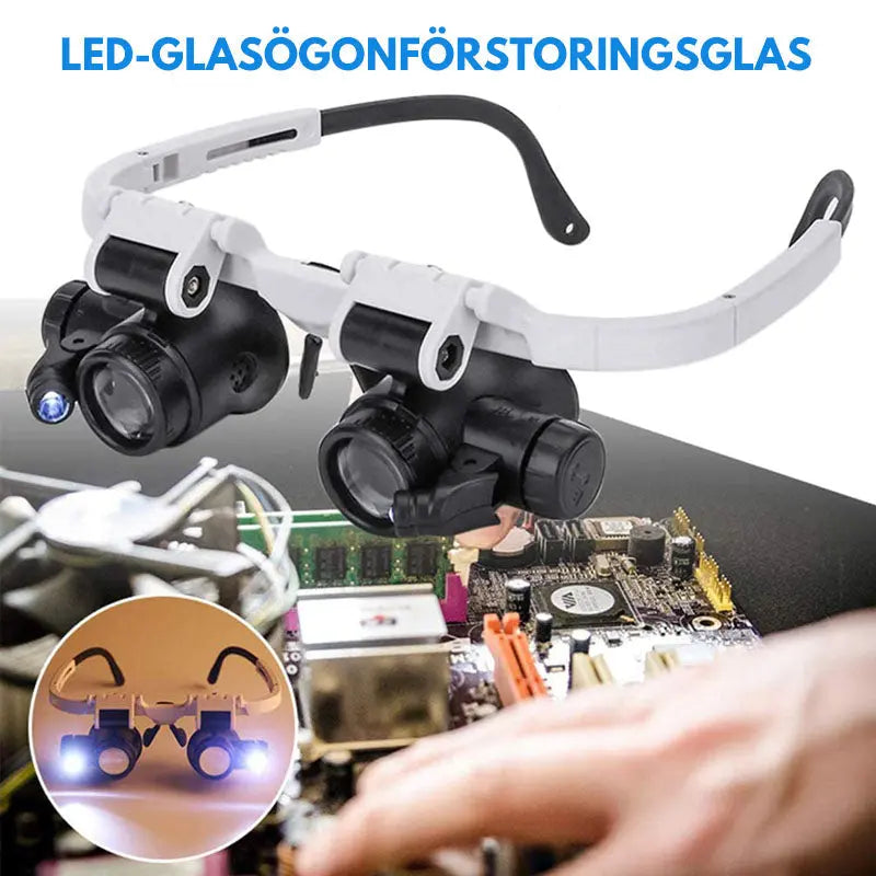 LED-Förstoringsglasögon - Lamora Sverige