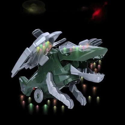 LED Transforming Dinosaur Helicopter Toy - Lamora Sverige