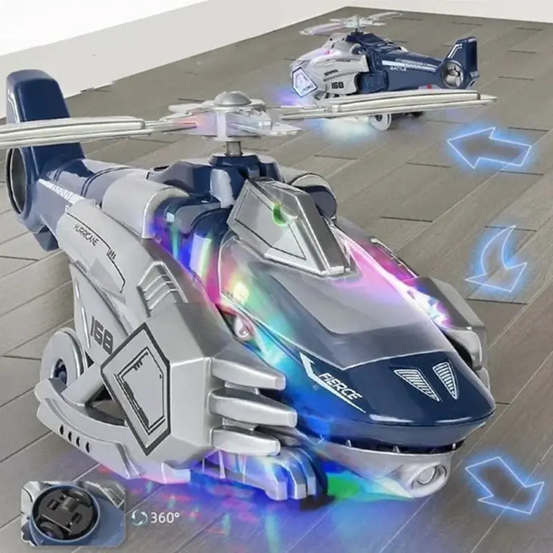 LED Transforming Dinosaur Helicopter Toy - Lamora Sverige