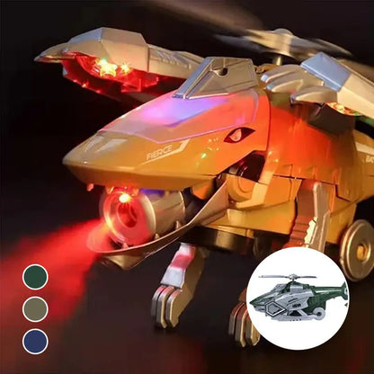 LED Transforming Dinosaur Helicopter Toy - Lamora Sverige