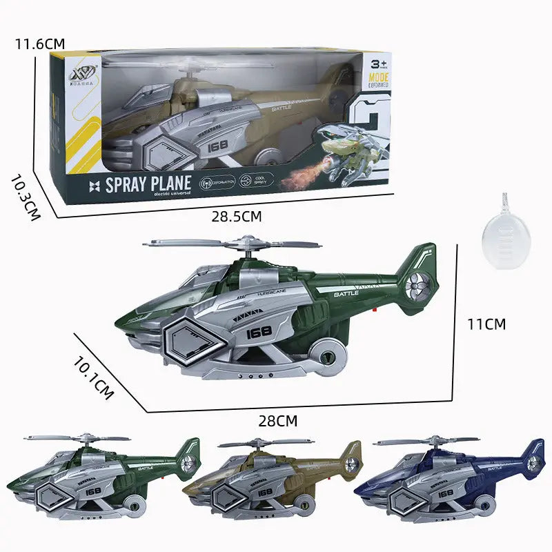 LED Transforming Dinosaur Helicopter Toy - Lamora Sverige