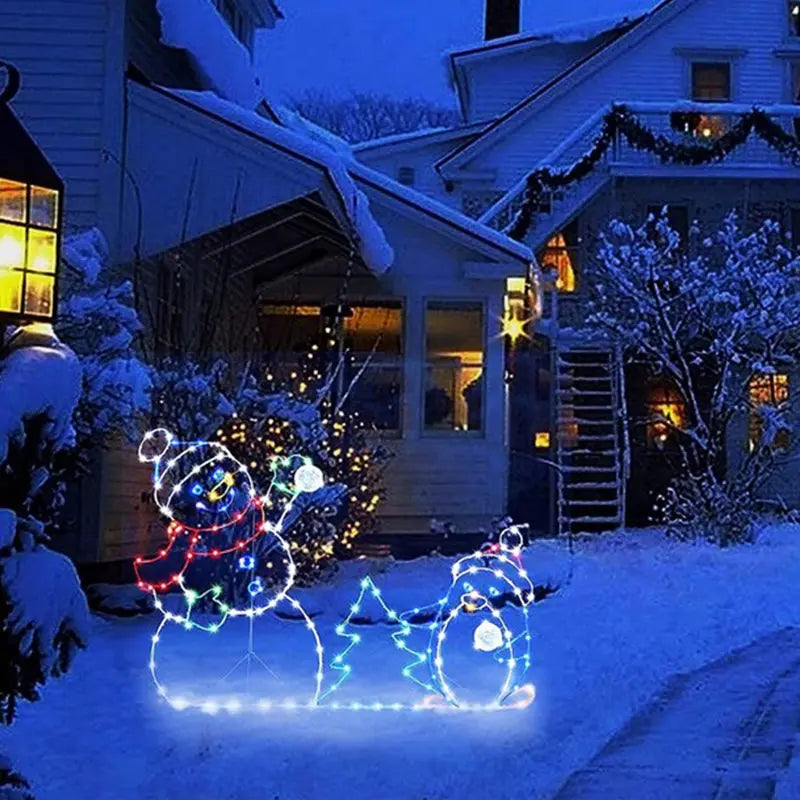 Lekfullt animerat snöbollsljus - Lamora Sverige