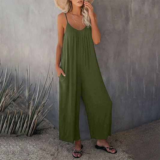 Lös Cami Stretchy Jumpsuit - Lamora Sverige