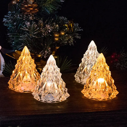 Mini LED Kristal Julgran Nattlampa - Lamora Sverige