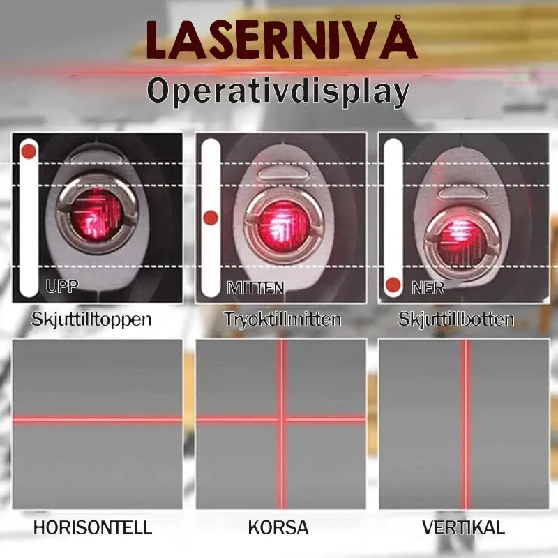 Multifunktionell Laser Vattenpass - Lamora Sverige