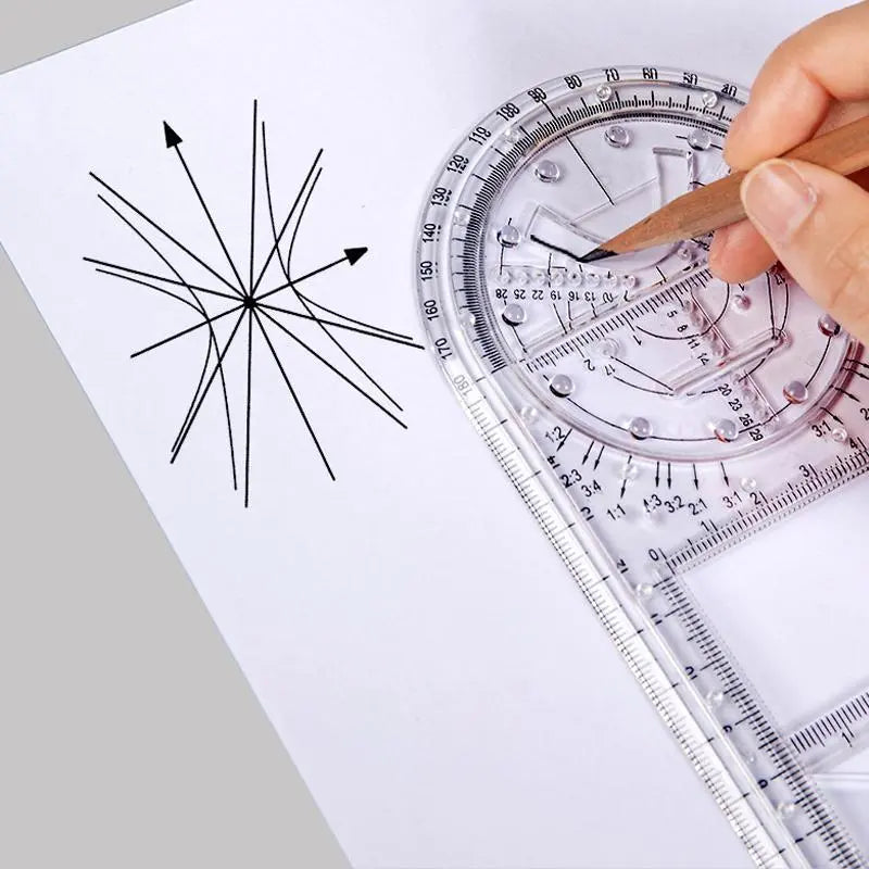 Multifunktionell geometrisk linjal - Lamora Sverige