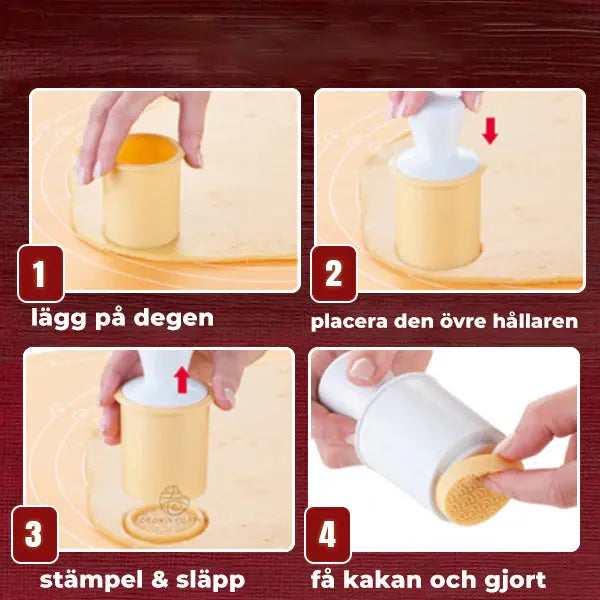 Non-stick kakstämpel set - Lamora Sverige