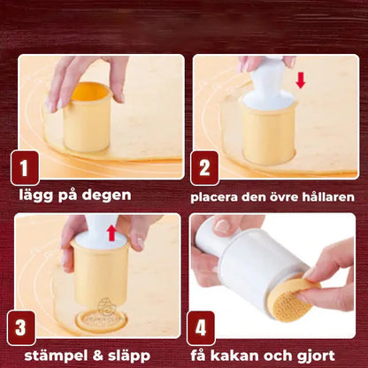 Non-stick kakstämpel set - Lamora Sverige