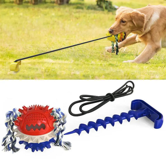 Pet Rope Ball Outdoor Training Toy - Lamora Sverige