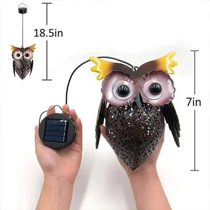 Retro Owl Solar Lantern - Lamora Sverige