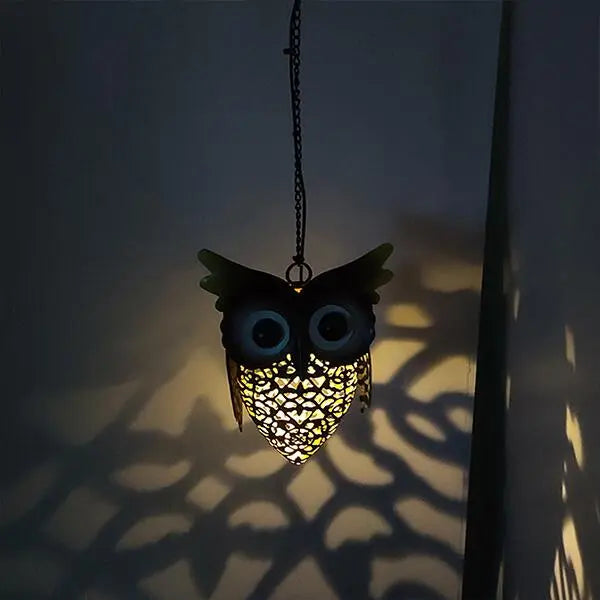 Retro Owl Solar Lantern - Lamora Sverige