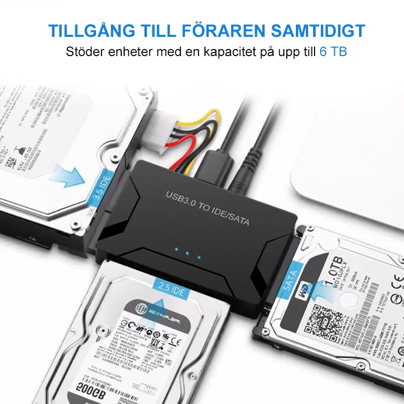 USB 3.0 till IDE / SATA ADAPTER - Lamora Sverige