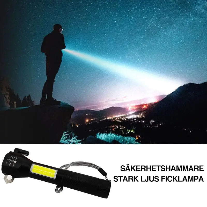 Säkerhet Hammare Skarpt Sken Ficklampa - Lamora Sverige